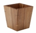 Akacie opsats/skål - sæt m. 2 skåle (H: 12.5, 10.5cm, B: 12.5, 10.5cm)