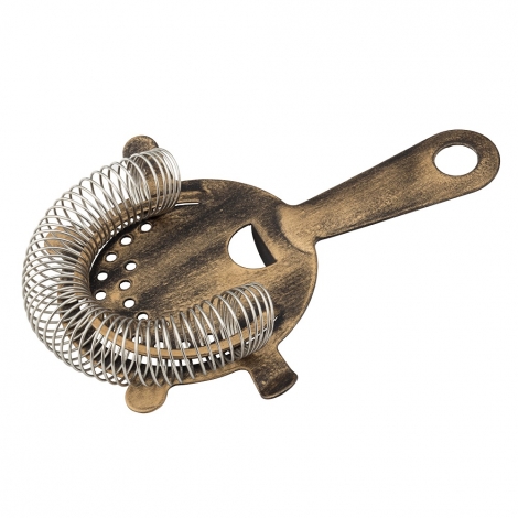 Cocktail sigte - Strainer - Vintage kobber - 4 prong