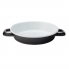 Eagle Enamel sort tallerken med ører - Dia 20 cm