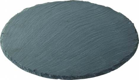 Skifer Platte - rund