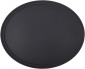 Bakke, oval - non-slip, sort