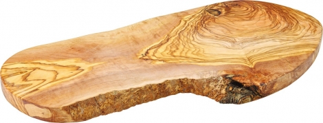 Rustik Oval Platte - Oliventræ