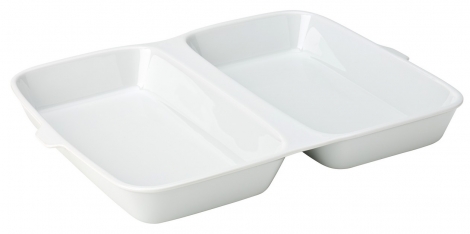 Titan Fast food box i porcelæn - rektangulær